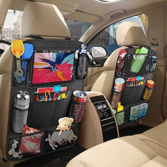 Car Seat Organizer Oxford Fabric Back Pocket Storage Bag Tablet Holder for Kids