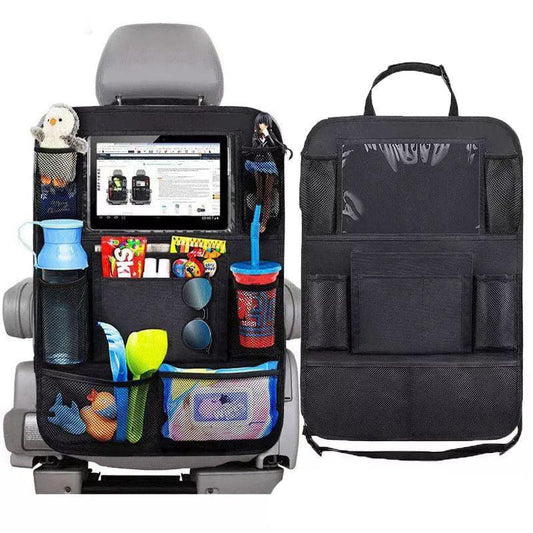 Car Seat Organizer Oxford Fabric Back Pocket Storage Bag Tablet Holder for Kids