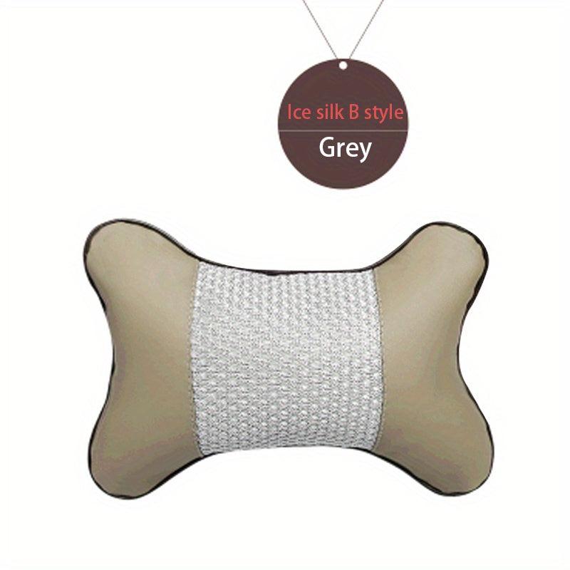 Car Ice Silk Headrest Neck Pillow Single Car Pillow