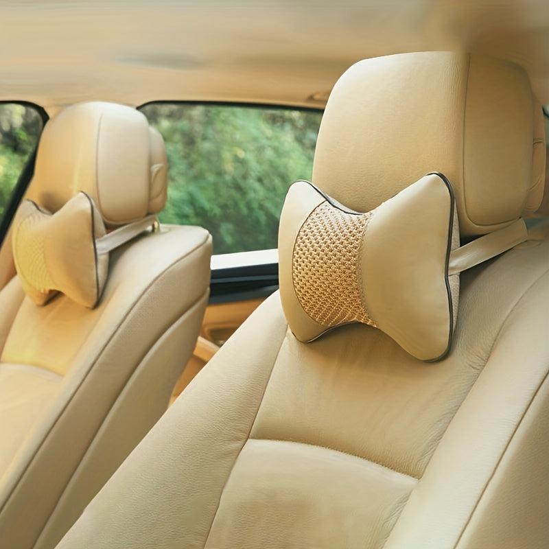 Car Ice Silk Headrest Neck Pillow Single Car Pillow