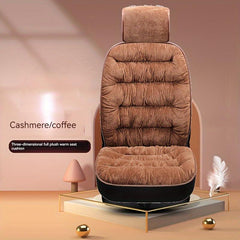 Soft Plush Car Seat Cover Winter Auto Interior Accessories