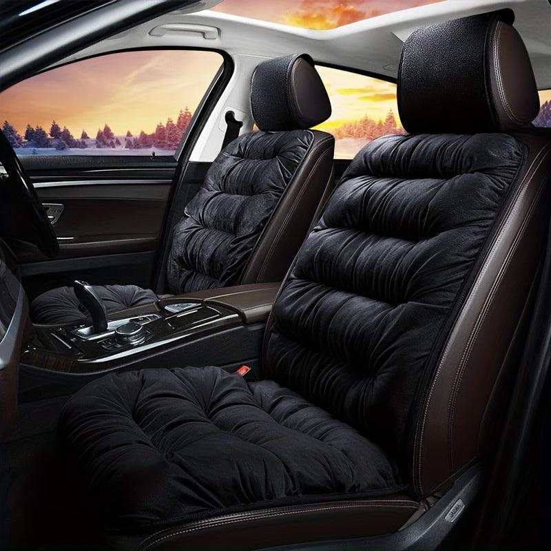 Soft Plush Car Seat Cover Winter Auto Interior Accessories
