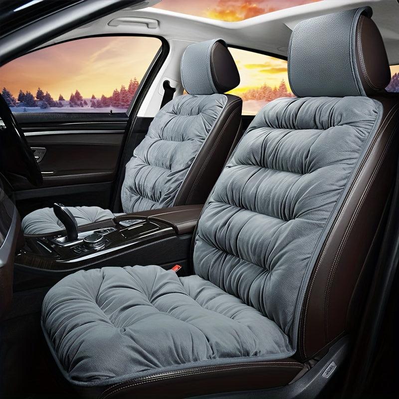 Soft Plush Car Seat Cover Winter Auto Interior Accessories