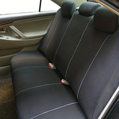 Universal Seat Covers 9pcs Set Airbag Safe Gray Pink Red