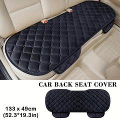 Plush Car Back Seat Cover Protector Mat