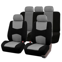 Universal Car Seat Cover 2mm Sponge Full Set 9pcs