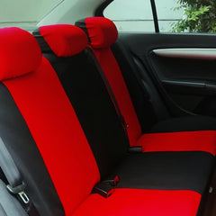 Universal Car Seat Cover 2mm Sponge Full Set 9pcs