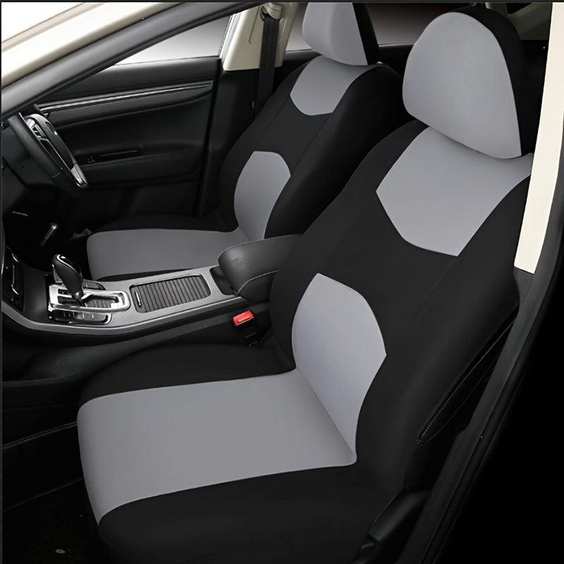 Universal Car Seat Cover 2mm Sponge Full Set 9pcs