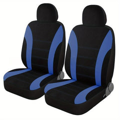 2pcs Car Seat Cover Polyester Mesh Front Seat Cover