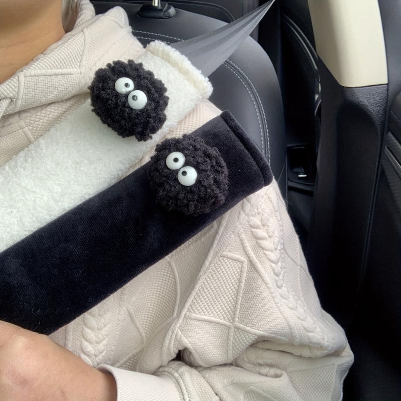 Soft Seat Belt Shoulder Pads for Kids and Car Dolls