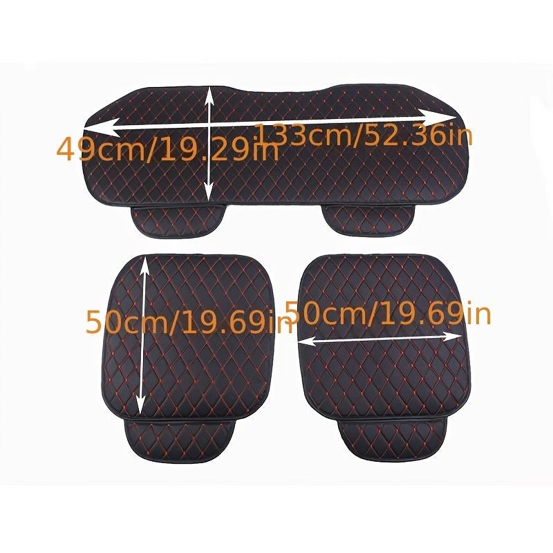 Car Seat Cover Cushion PU Leather Universal Auto Interior Accessories