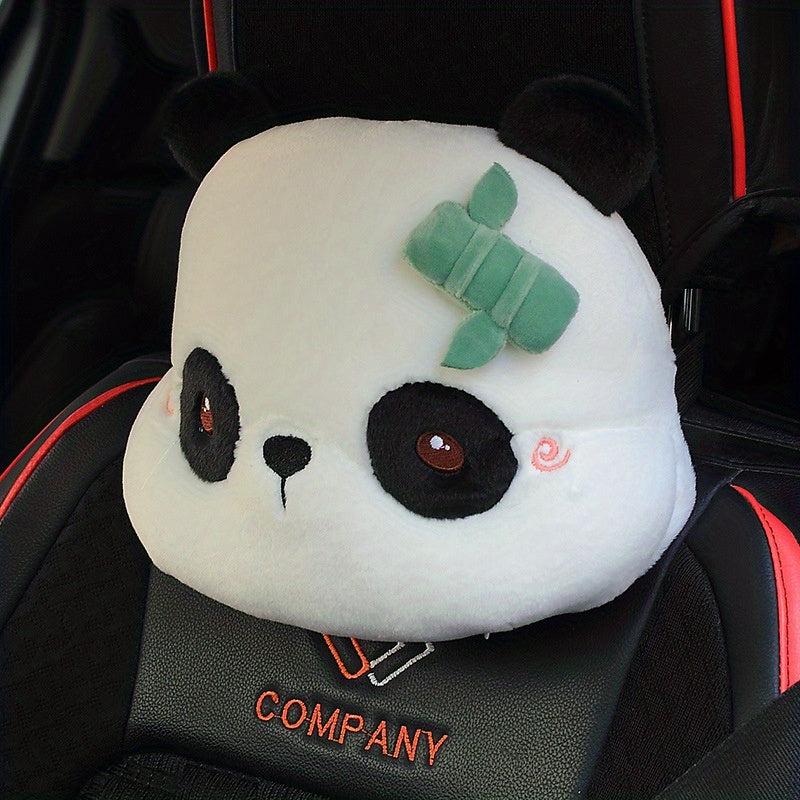 Car Cartoon Headrest Plush Car Accessories Supplies Seat Neck Waist Pillow