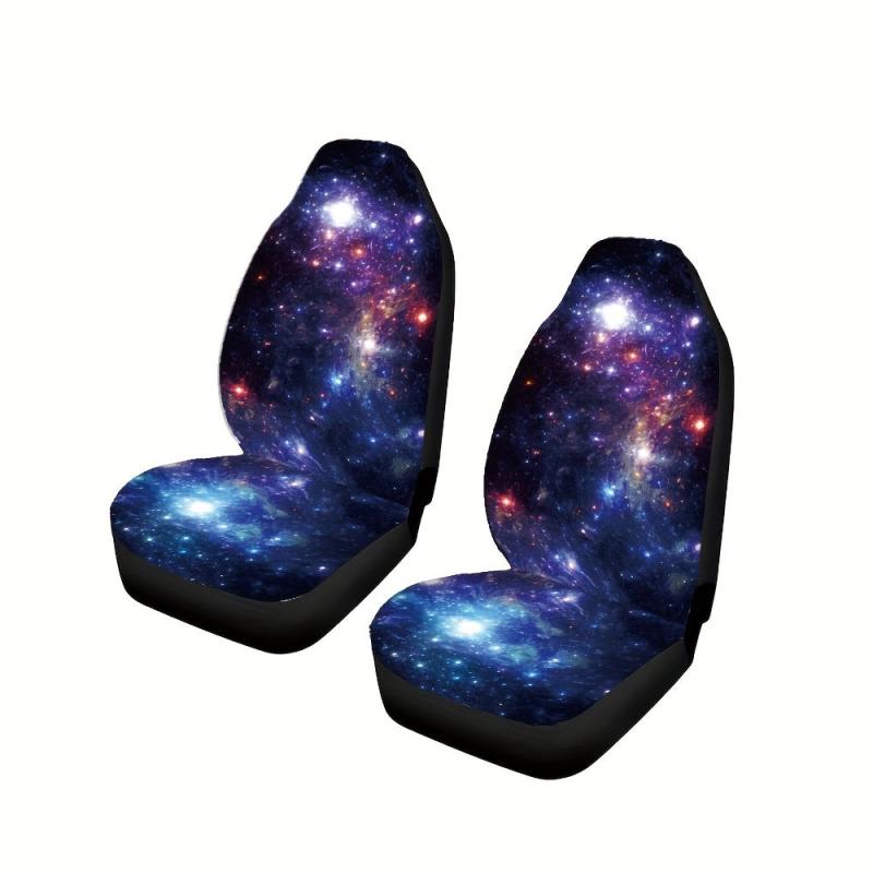 1pc Starry Sky Seat Cover Universal Car Seat Cover