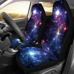 1pc Starry Sky Seat Cover Universal Car Seat Cover