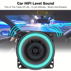 10 16 Cm 100W Coaxial Car Speaker Ultra Thin HiFi Sound
