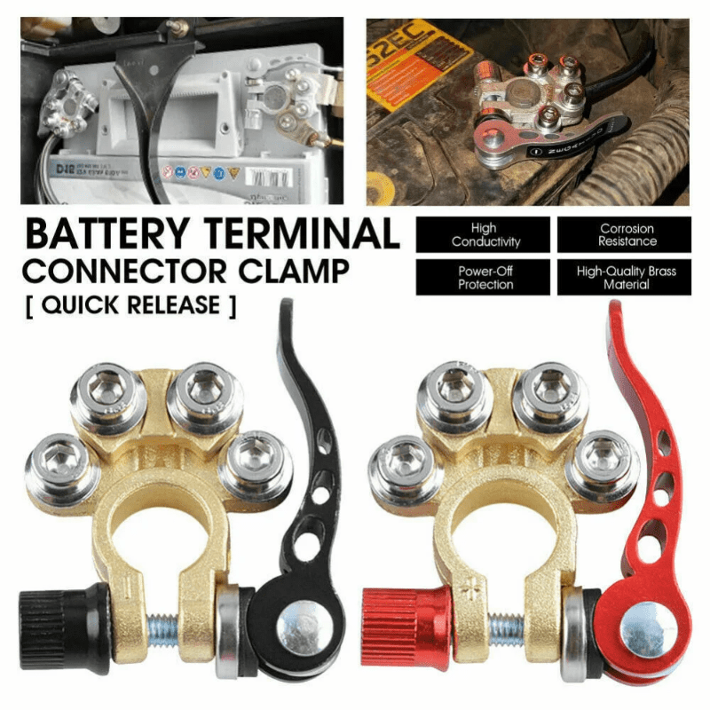 12V Terminal Clamps for Vehicle Upgrades