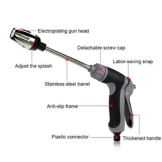 Portable High Pressure Water Gun for Car Washer Garden Watering Hose