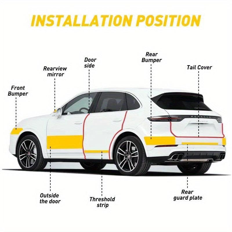 Enhance Car Look & Protection Anti-stepping Sticker