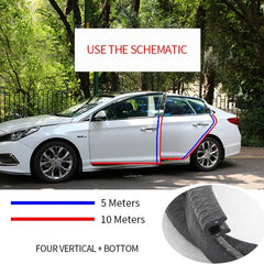 Car Door Protector Strip Auto Edge Bumper Stickers Anti Scratch Mouldi