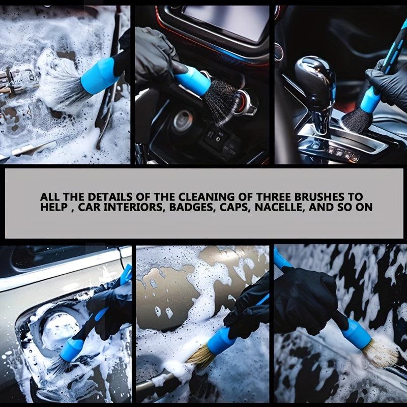Car Detail Brush Gap Brush Tire Cleaning Brush Set