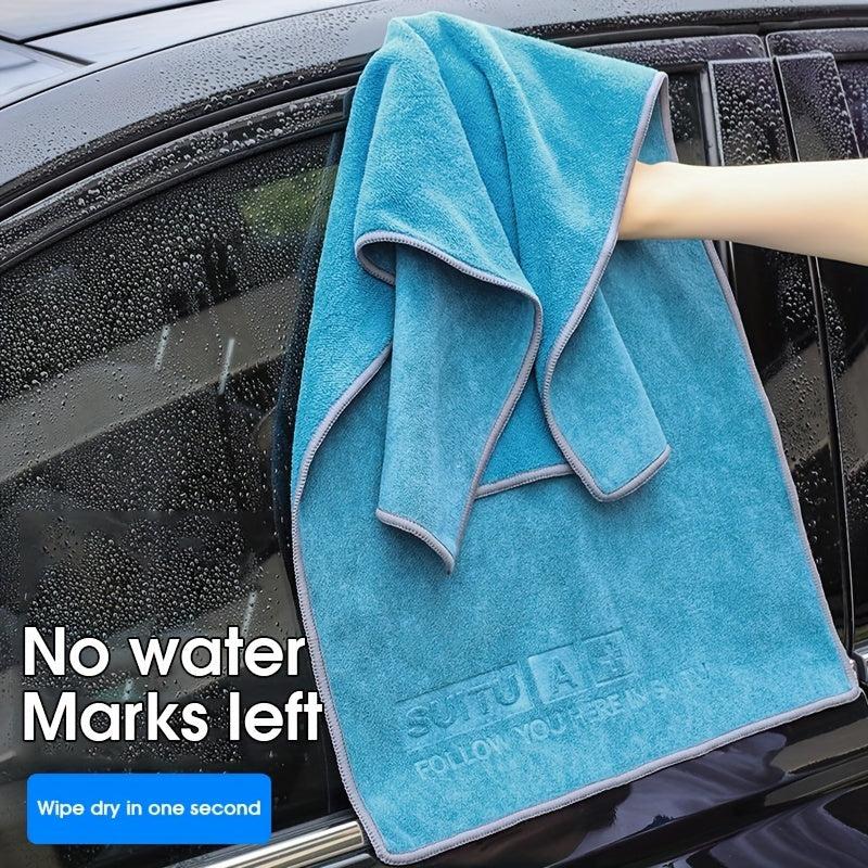 Advanced Car Wash Towel Double-sided Short Wool Thick
