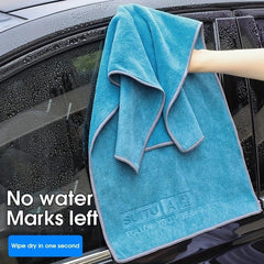Advanced Car Wash Towel Double-sided Short Wool Thick