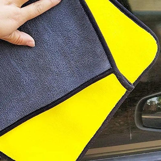 2pc Microfiber Towels for Car Cleaning & Drying