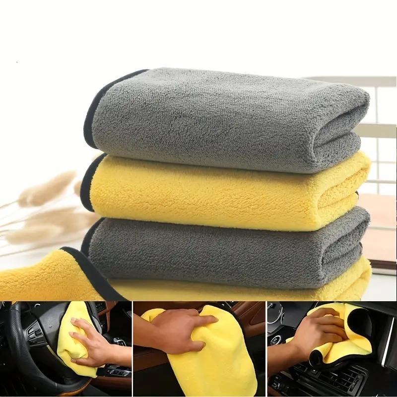 2pc Microfiber Towels for Car Cleaning & Drying