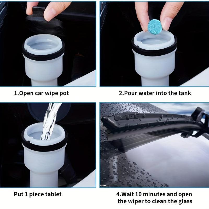 200 Pieces Effervescent Cleaner Car Windshield Wiper