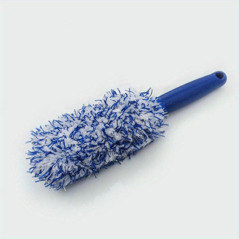 Microfiber Long Handle Tire Brush Cleaning Plush Tire Brush
