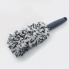 Microfiber Long Handle Tire Brush Cleaning Plush Tire Brush