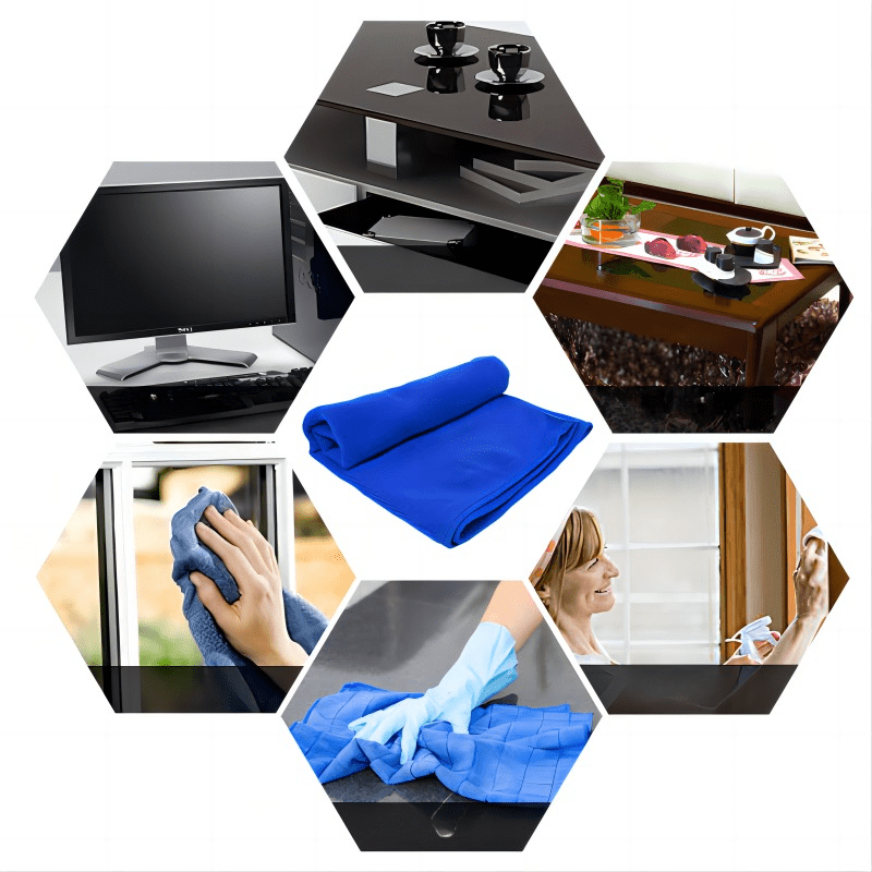 10pcs Microfiber Car Cleaning Towel Household Washing Cloth