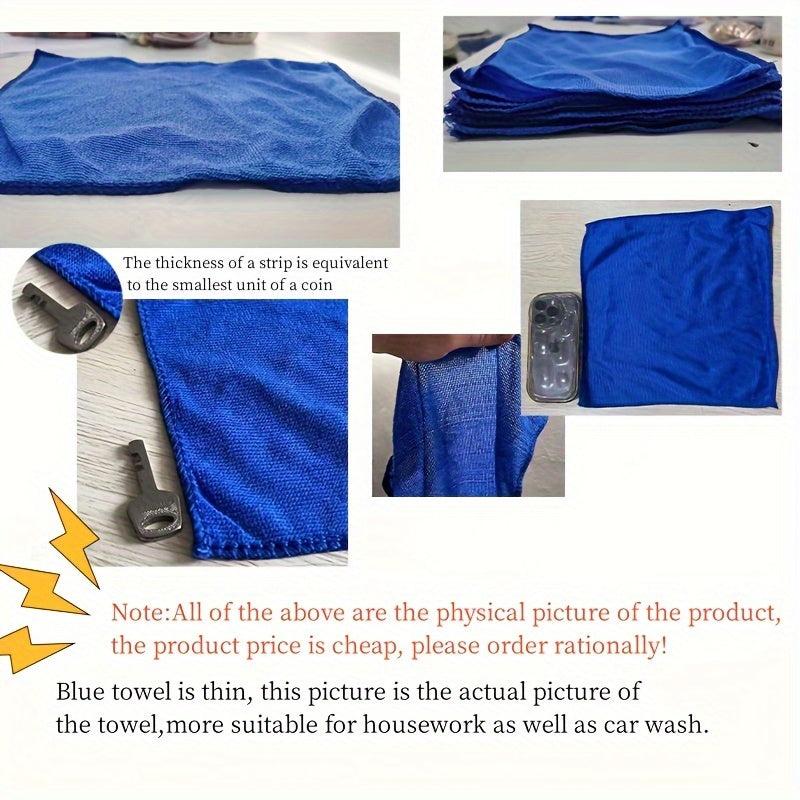 10pcs Microfiber Car Cleaning Towel Household Washing Cloth