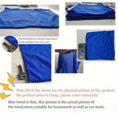 10pcs Microfiber Car Cleaning Towel Household Washing Cloth