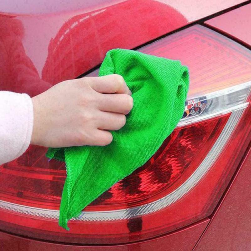 10 PCS Microfiber Car Cleaning Towel Household Small Towel