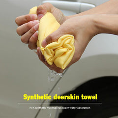 Car Drying Towel Faux Leather Cleaning Cloth