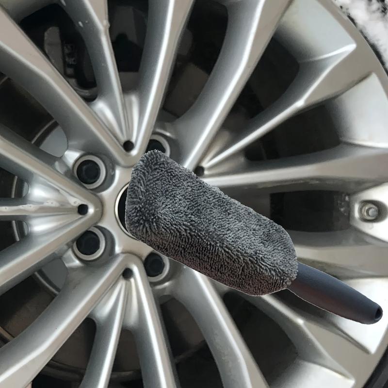 Car Wheel Hub Cleaning Brush Rim Cleaner Detailing Tool
