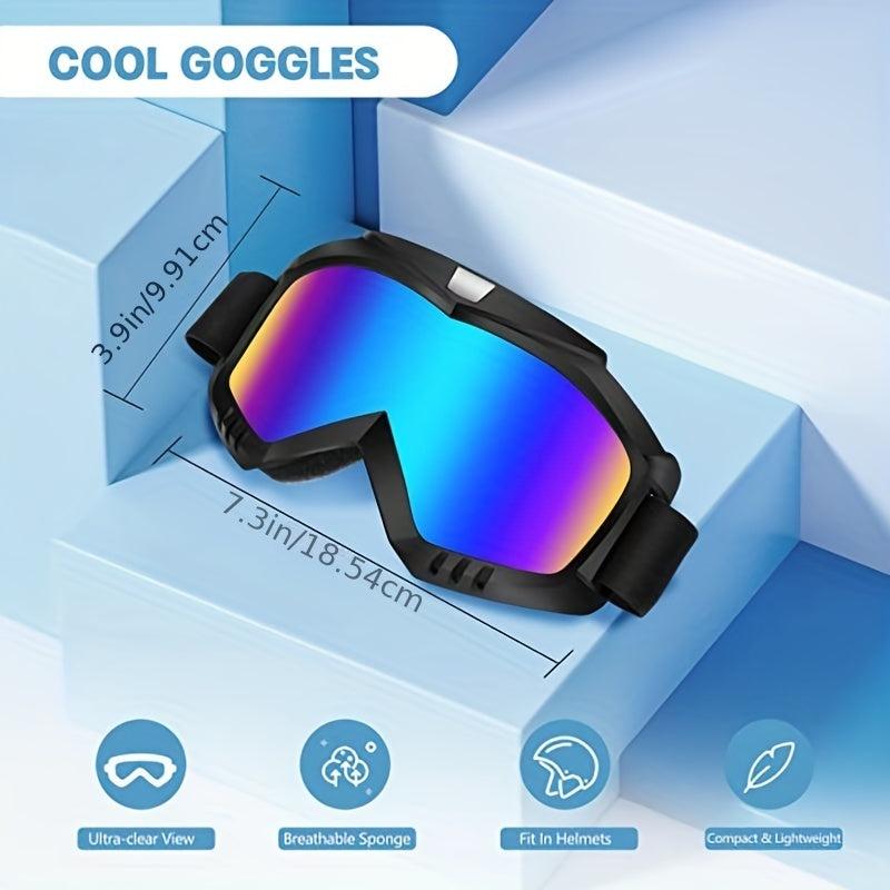Windproof Motorcycle Goggles for Men Women & Kids