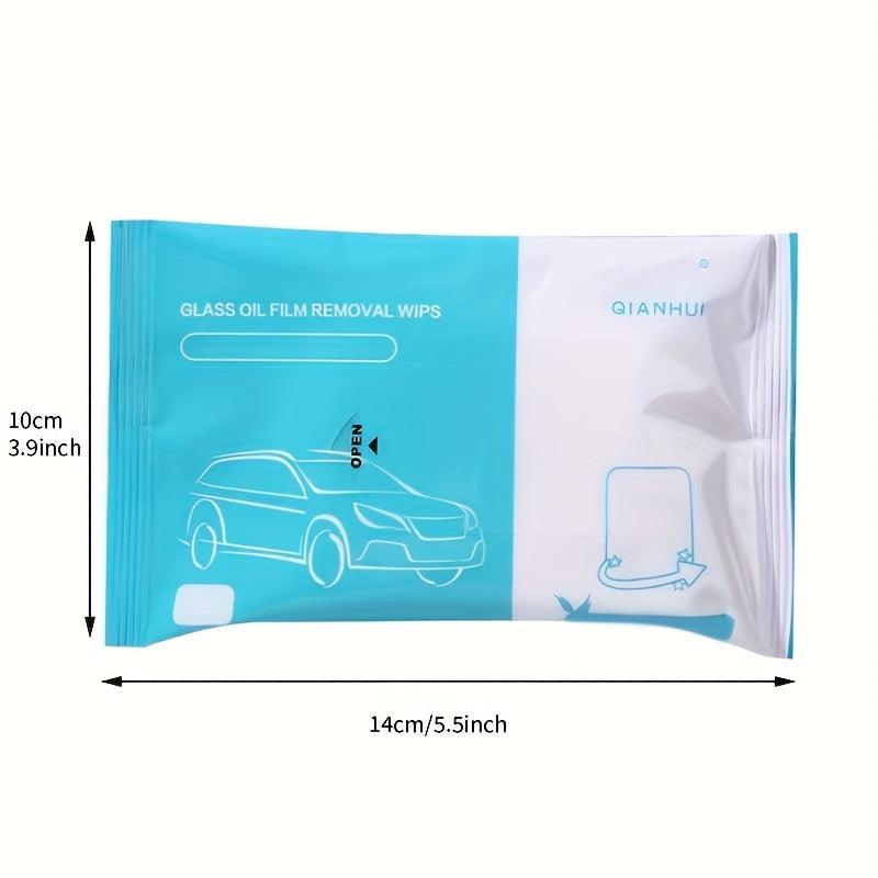 Car Glass Removal Film Wipes Window Stains Cleaning Wipes