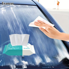 Car Glass Removal Film Wipes Window Stains Cleaning Wipes