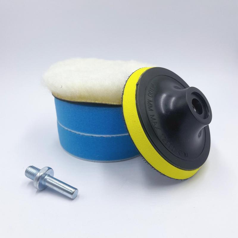 4 inch Car Polishing And Waxing Sponge 5pc Kit