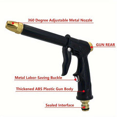 Upgraded High Pressure Water Gun Portable Water Hose Nozzle Spray