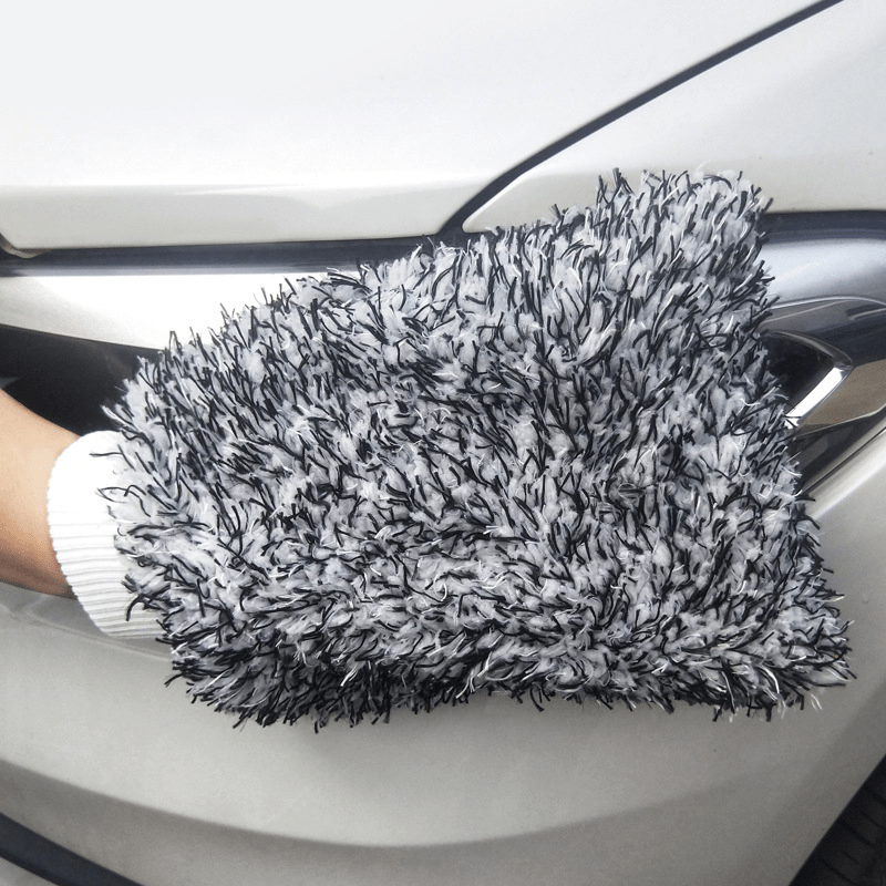 Microfiber Car & Bike Washing Mitt Cleaning Glove Ultra Soft