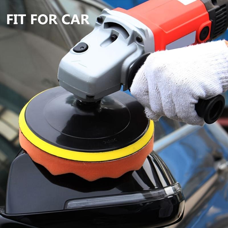 6pcs Car Polishing Pads Kit 7 62 Cm Professional Buffing Waxing Sealing