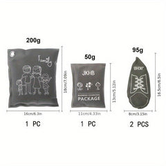 4pcs Bamboo Charcoal Purifying Bag for Car Home Wardrobe Shoes