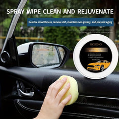 Car Interior Cleaning Remove Dirt Without Watermark Restore Smooth Faux Leather