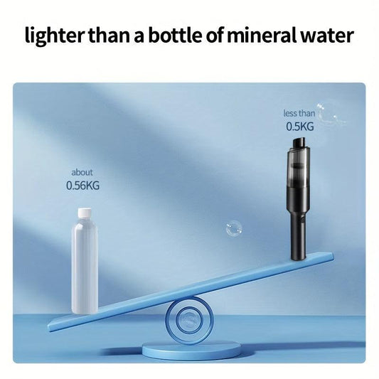 Portable Car Mounted Wireless Vacuum Cleaner - Strong Suction