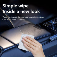 Car Interior Cleaning Wipes for Plastic Faux Leather Seats