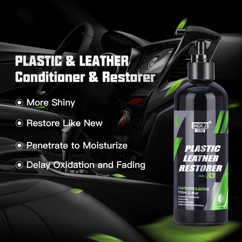 Car Interior Cleaner & Restorer for Plastic and Leather Surfaces