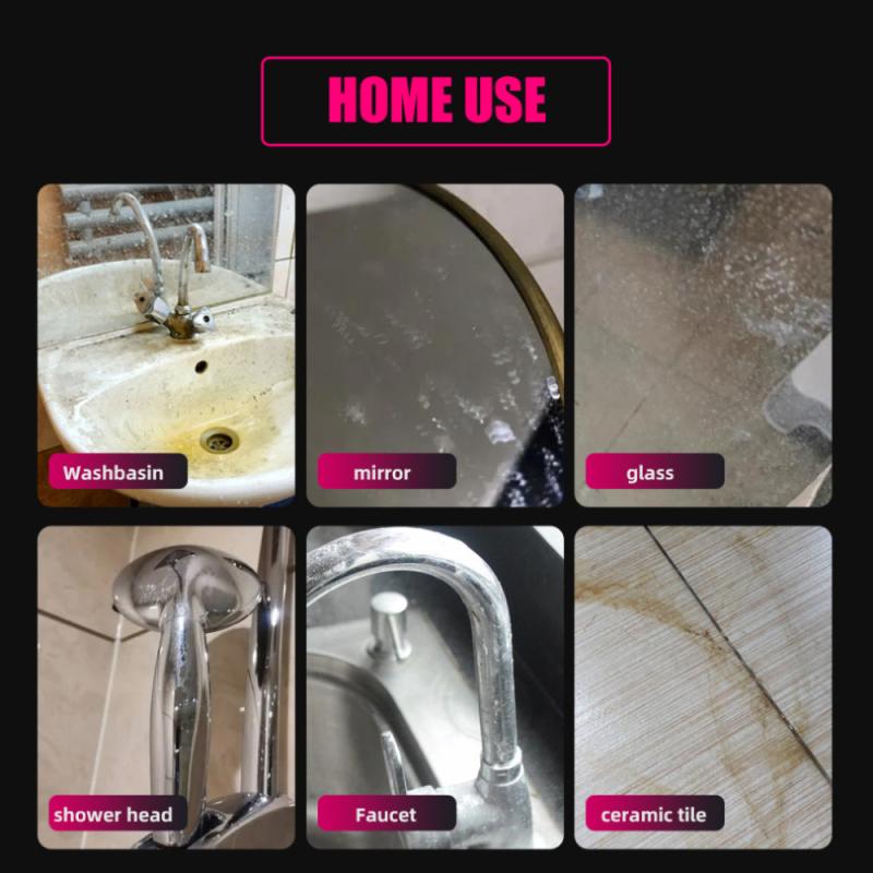 Hard Water Stain Cleaner Restore Shine Revive Glass Bathrooms
